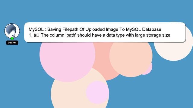 MySQL : Saving Filepath Of Uploaded Image To MySQL Database смотреть онлайн