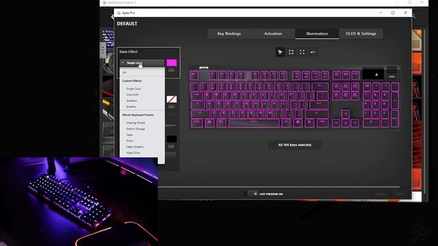 Apex Pro Keyboard: How To Setup Your RGB Lighting