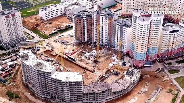 Строительство ЖК "Мегаполис": Май, 2018 смотреть онлайн