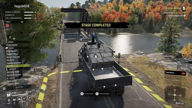 Fixing The Broken Bridge In SnowRunner's New Phase 9 Update/DLC PTS Gameplay How To Guide Tutorial смотреть онлайн