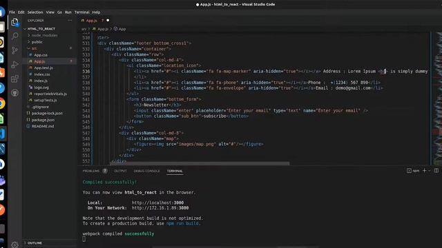 How to Convert HTML Website to ReactJs? 5 Min Easy Tutorial смотреть онлайн