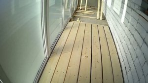 Монтаж деревянного пола на лоджии по лагам под ламинат (+выравнивание).Guru from the USSR.