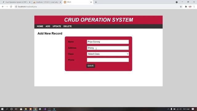 CRUD Operation System in PHP with source code | Source Code & Projects смотреть онлайн