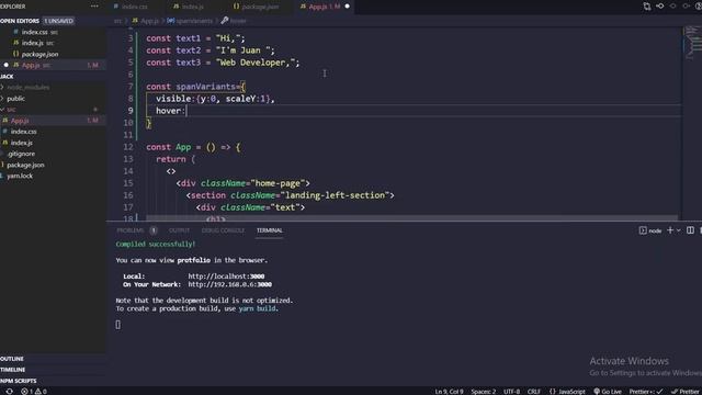 Awwwards Clone Portfolio-with React and Framer motion (part1) смотреть онлайн