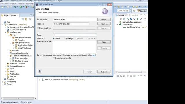 Create packages, interfaces for Business Logic and DAO смотреть онлайн