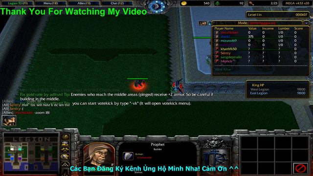 Warcraft III : Legion TD Mega 4.53 OZ3 x 20 (Fix Gold) #325 смотреть онлайн