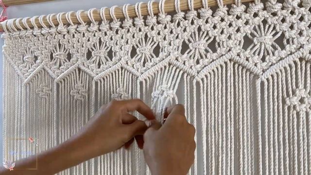 DIY Macramé Basic Window Curtain/ Window Screen смотреть онлайн