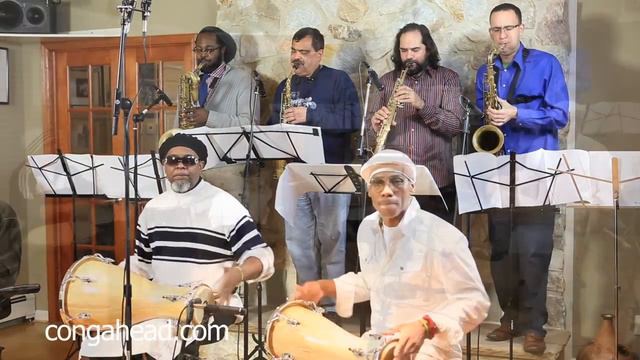 Afro Cuban Jazz Saxtet performs Manteca arranged by Onel Mulet смотреть онлайн