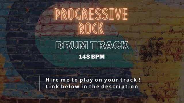 Progressive Rock Drum Track - 148 BPM смотреть онлайн