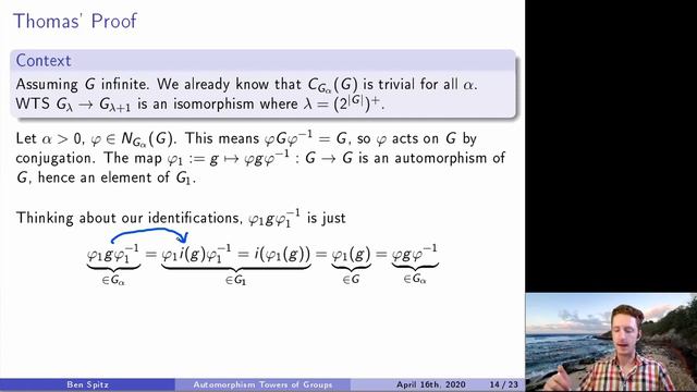 UCLA Math GSO Talk 4/16/20: Automorphism Towers of Groups смотреть онлайн
