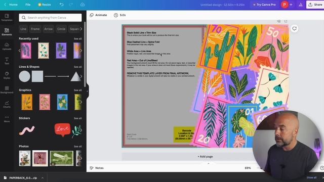 Create a KDP Journal Book Cover and Interior to Publish on Amazon - Canva Tutorial смотреть онлайн