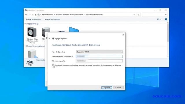 1º - Instalación de impresoras mediante una dirección IP para imprimir por Red y por Wifi. смотреть онлайн