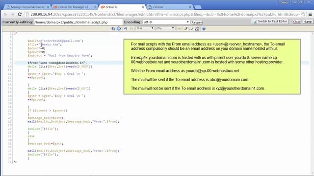 PHP based Form Mail Script смотреть онлайн