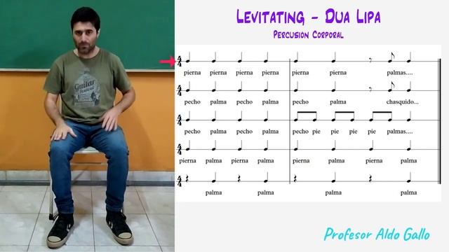 Levitating - Dua Lipa (percusión Corporal)  #percusioncorporal #dualipa #levitating #ritmo