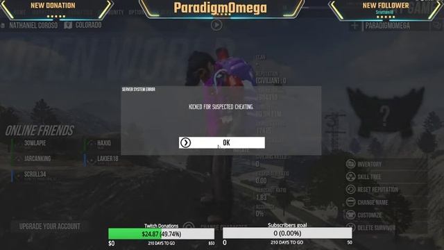 Infestation: The New Z - Game Glitch Kicks me for "Cheating" смотреть онлайн