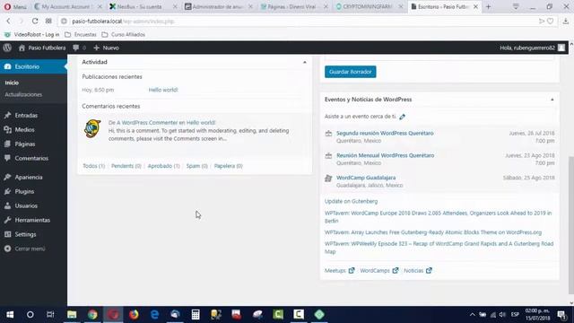 INSTALAR WORDPRESS EN LA PC | RECORRIDO POR WORDPRESS | CURSO GRATIS WORDPRESS смотреть онлайн