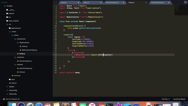 React Native Car:Taxi Booking App Part 4 - Get User Current Location смотреть онлайн