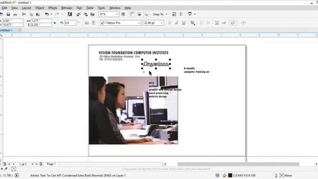 CorelDraw How to Design Handbill смотреть онлайн