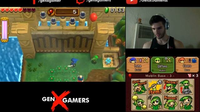 The Legend of Zelda Triforce Heroes Challenges Moblin Base (Pop all ballons) Online смотреть онлайн
