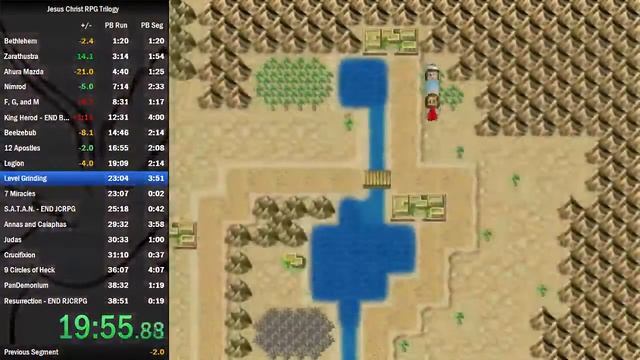 Jesus Christ RPG (JCRPG) - Trilogy Speedrun - 38:51 смотреть онлайн