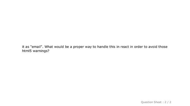 HTML : React.js and HTML5 email validation смотреть онлайн