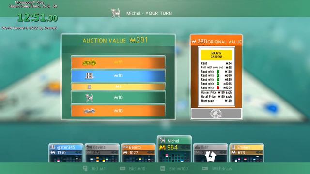 Monopoly Plus Classic Rules Vs. 5 Hard AI in 25:47 смотреть онлайн