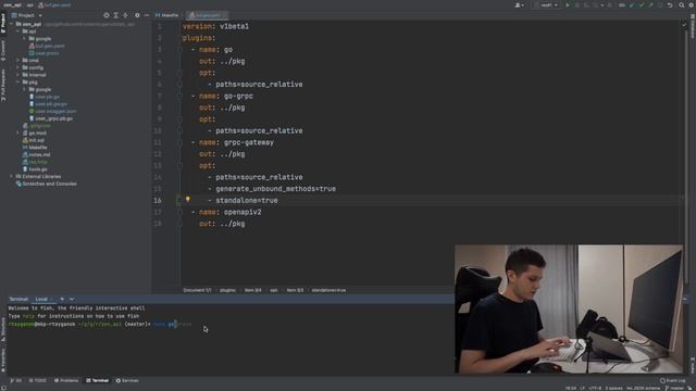 #3 gRPC in Golang: generating swagger and working with buf смотреть онлайн