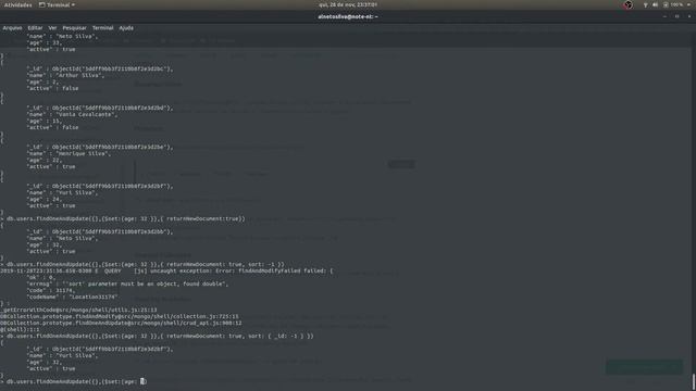 08 - Atualizando E Retornando Documentos No MongoDB