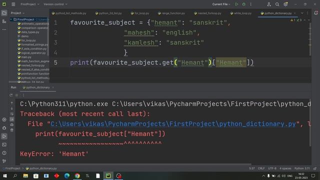 Dictionaries in Python | Working with Key-Value Pairs | Python Tutorials For Beginners In Hindi #27 смотреть онлайн
