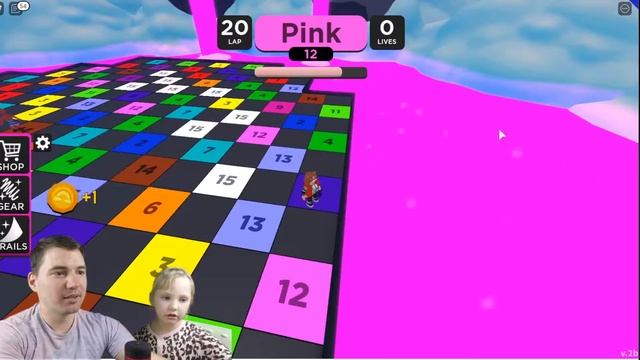 Прикольная игра РОБЛОКС Выбери Цвет или Умрешь Roblox Color Block Время Развлечений Часть 2 смотреть онлайн