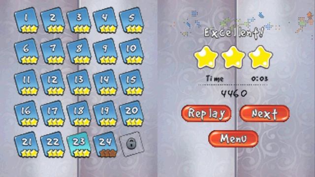 [DSiWare] Cut The Rope (2011) 100% Longplay