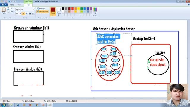 88 Servlet to Database Software Communication Approach 3 | Adv java Servlet Programming Tutorial смотреть онлайн