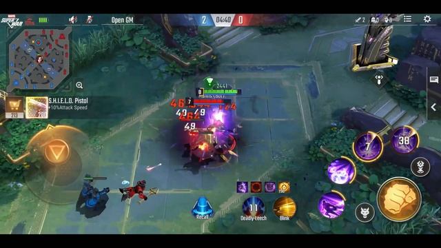 Marvel Super War - Blade: Vampire Hunter Skin Gameplay (MSW) смотреть онлайн