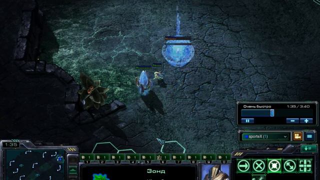 starcraft 2 1 vs 2 Insane AI patch 1.1.2 смотреть онлайн