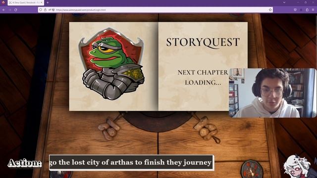 Le mélange parfait entre Chat GPT et DALL-E : AI story quest смотреть онлайн