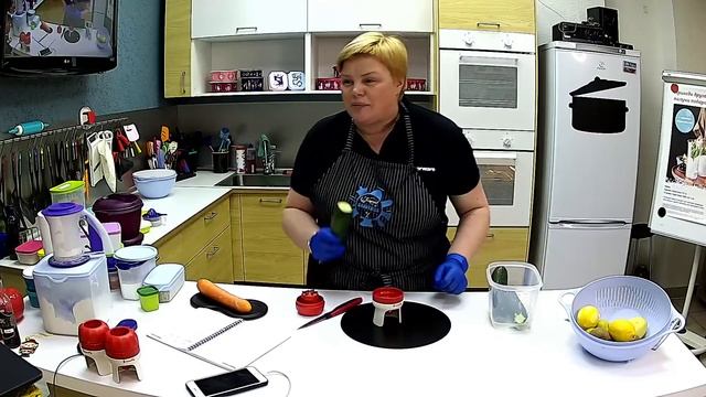 Вечер с Натальей Сербиной (Лимонное печенье, овощные спагетти с креветками) смотреть онлайн