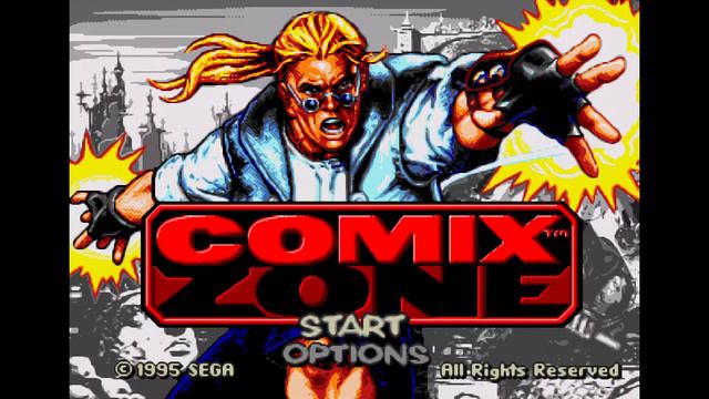 Comix Zone (1995) - Intro (Full HD 1080p, Sharp, Full Height, No Distortion, Correct Aspect Ratio)