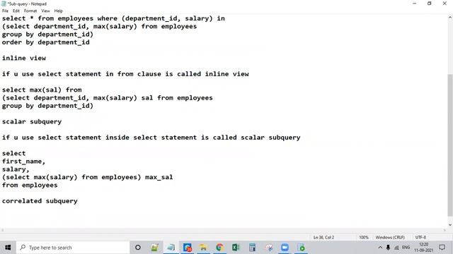 SQL in Tamil-Day 4-online class recording (Sub queries) смотреть онлайн