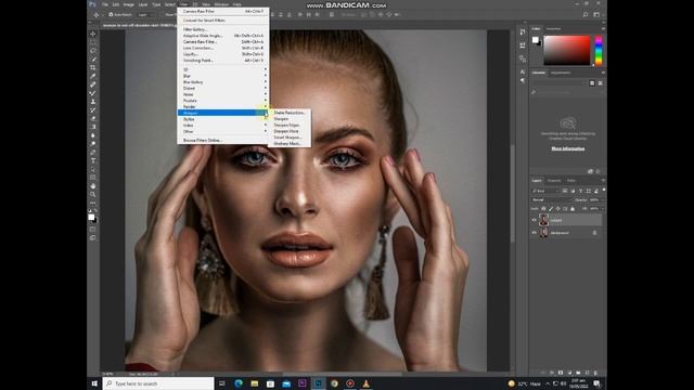 photoshop oil painting effect | Photoshop Tutorial смотреть онлайн