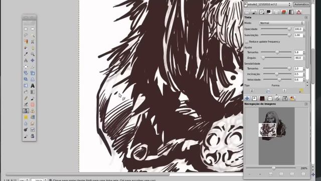 Gimp Painter ink III смотреть онлайн