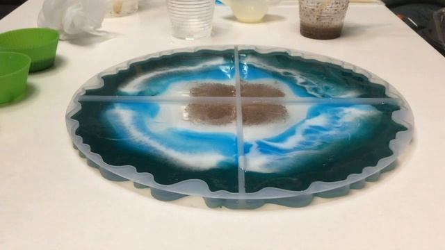 КОСТЕРЫ "МОРЕ" ИЗ ЭПОКСИДНОЙ СМОЛЫ/МАСТЕР-КЛАСС/RESIN ART смотреть онлайн
