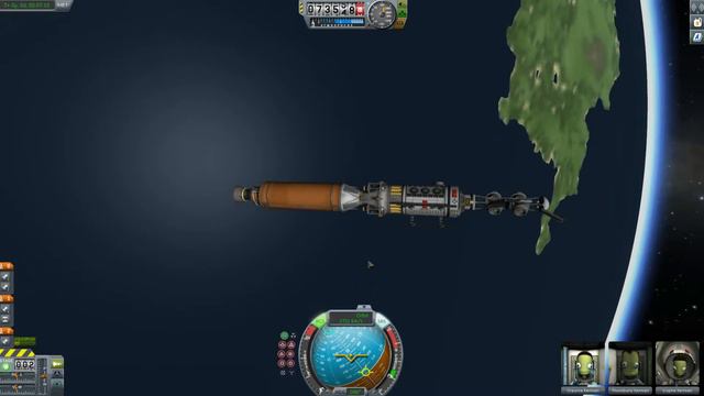 Построить орбитальную станцию в KSP #2 смотреть онлайн