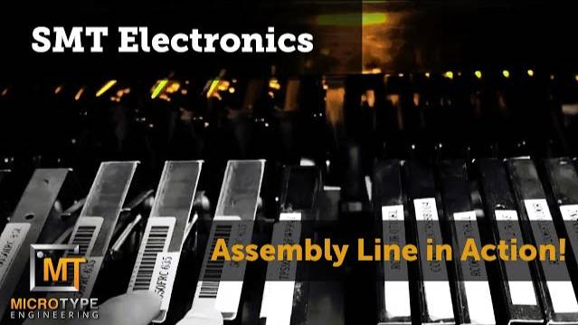Our SMT Electronics Assembly Line In Action!