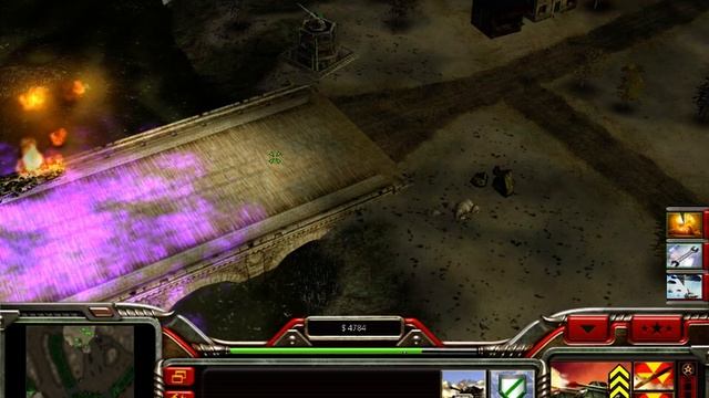 Command & Conquer Generals - Commander's challenge - as Tank General VS Toxin general смотреть онлайн