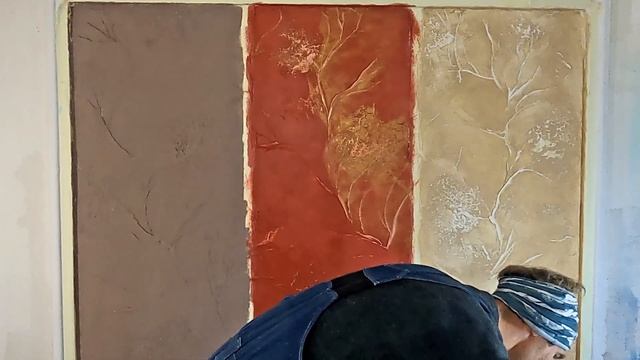 Авторская декоративная штукатурка ФЛОРА. Варианты покраски. Отделка без затрат смотреть онлайн