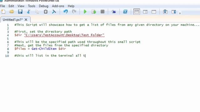 How to List All Files in a Directory with POWERSHELL смотреть онлайн
