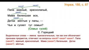 ГДЗ 2 класс Русский язык Учебник 2 часть Упражнение. 150
