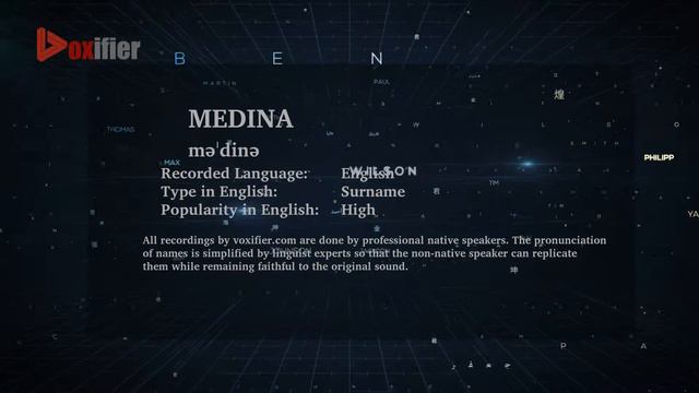 How to Pronunce Medina in English - Voxifier.com смотреть онлайн