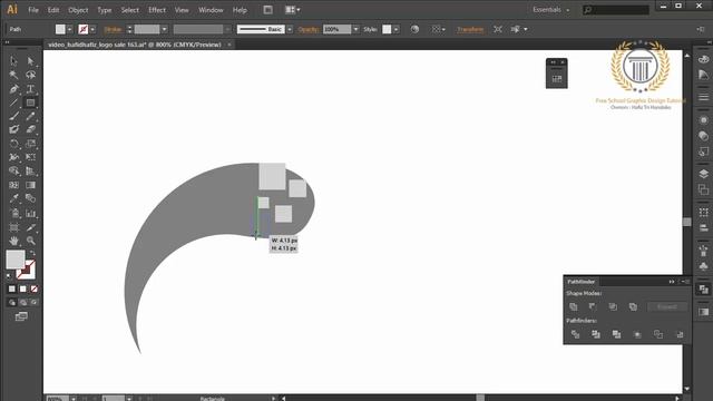 Pixel logo design illustrator tutorial for beginners | No CorelDraw X7 | No Photoshop смотреть онлайн
