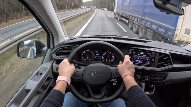 2023 Volkswagen T6 1 Doka 4MOTION 2 0 TDI 150HP  0 100  POV Test Drive